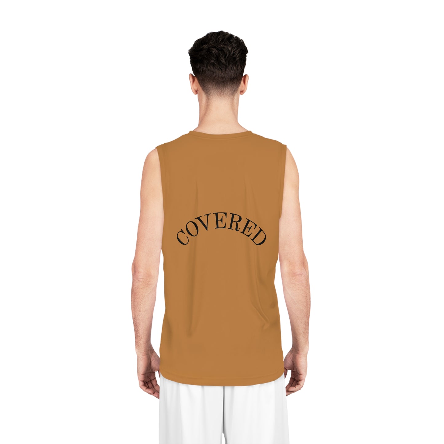 Faith-Inspired Basketball Jersey, Covered In Christ Sportswear, Christian Athletes Gift, Inspirational Workout Top, Unique Team Jersey