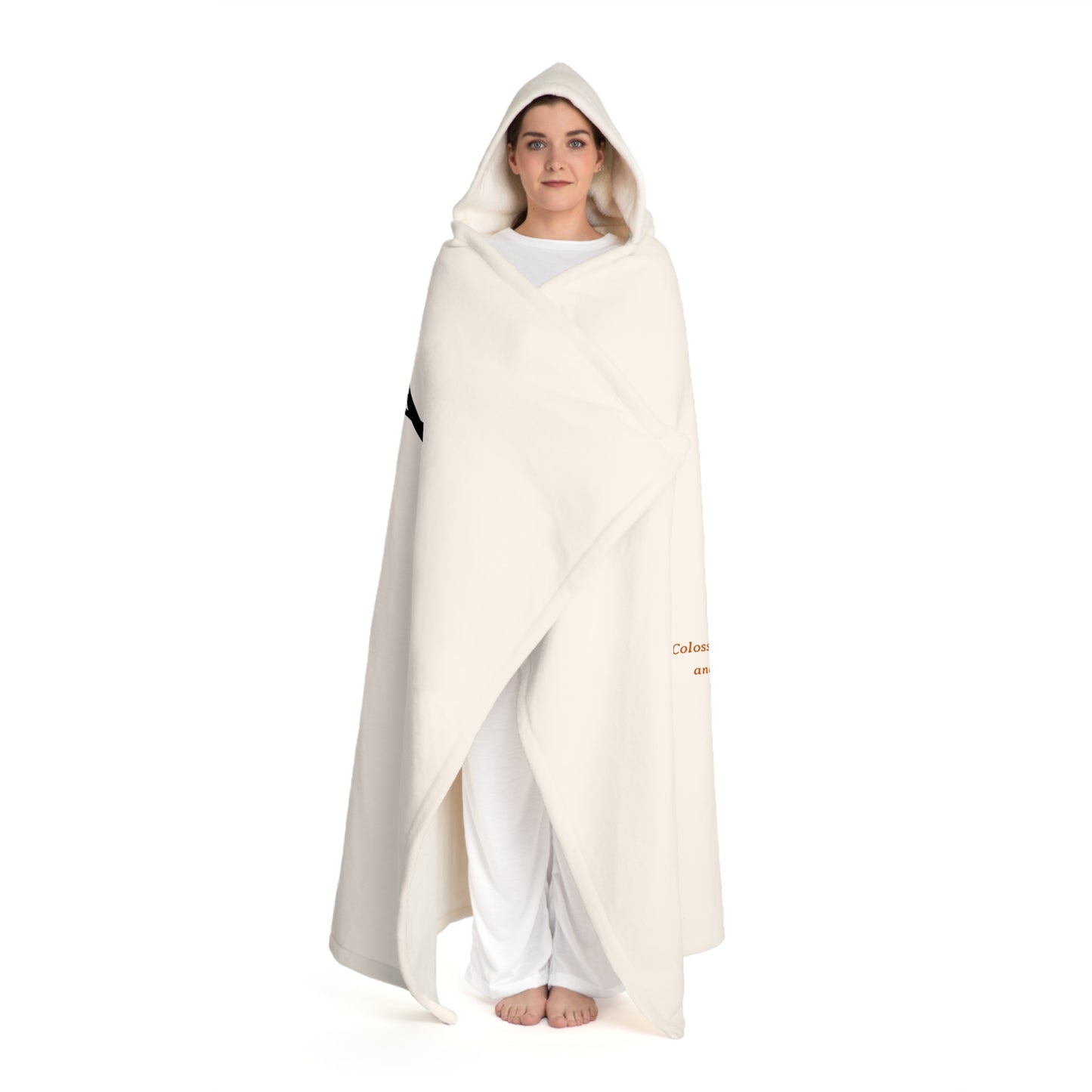 Cozy Hooded Sherpa Fleece Blanket - Perfect for Snuggling on Cold Nights