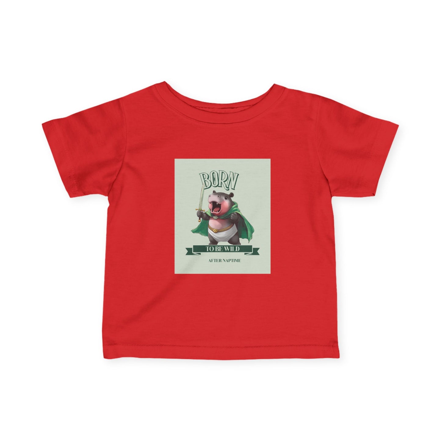 Super Cute Infant Jersey Tee with 'Born to be Wild' Design, Baby T-Shirt, Newborn Gift, Toddler Apparel, Kids Clothing