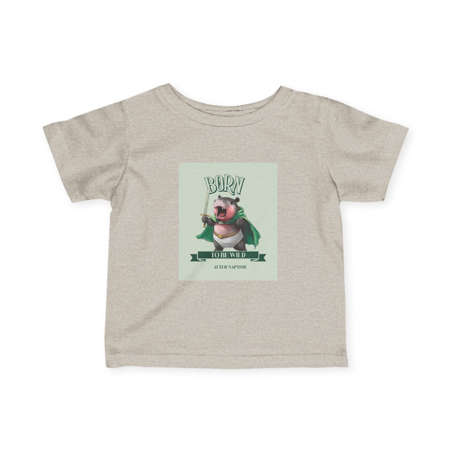 Super Cute Infant Jersey Tee with 'Born to be Wild' Design, Baby T-Shirt, Newborn Gift, Toddler Apparel, Kids Clothing