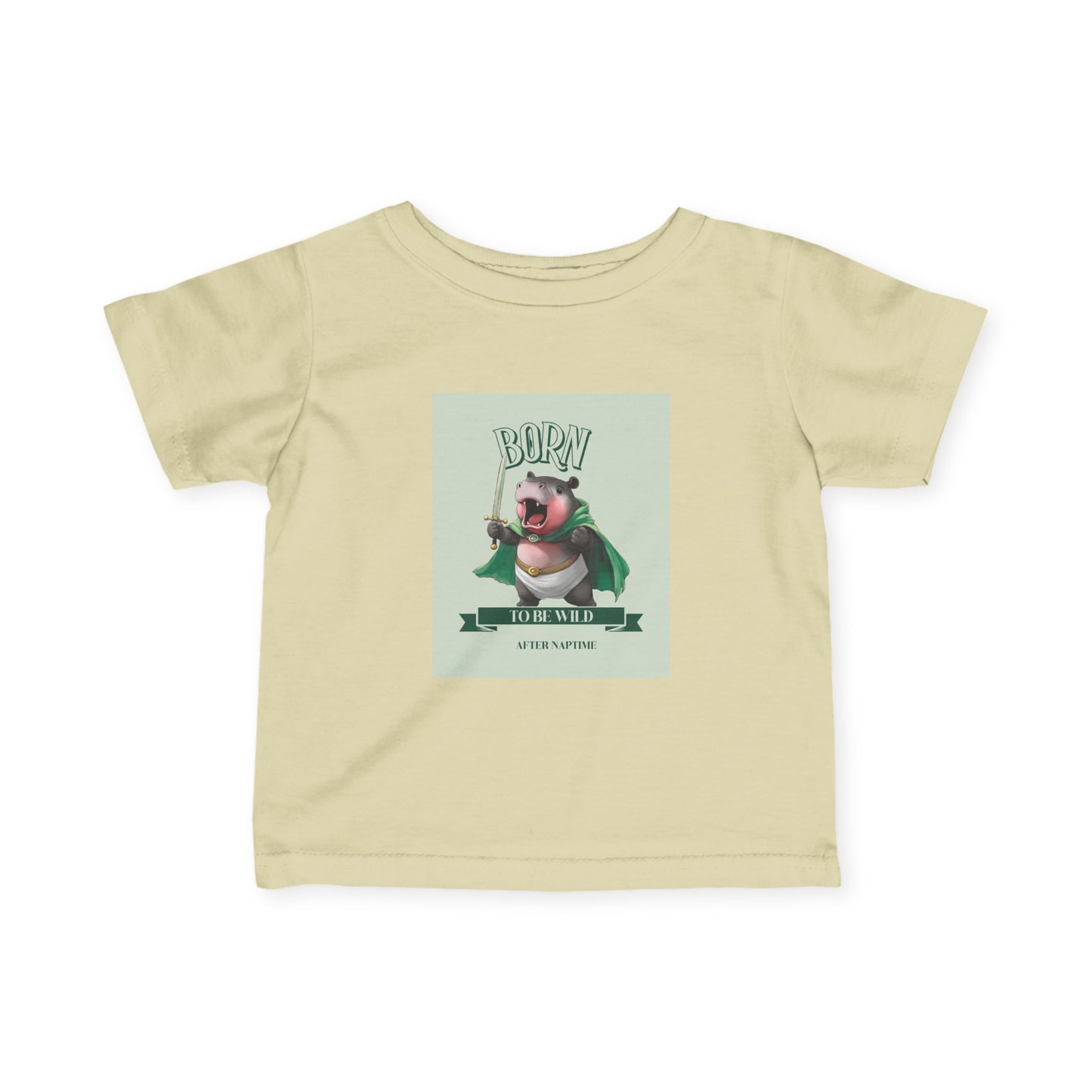 Super Cute Infant Jersey Tee with 'Born to be Wild' Design, Baby T-Shirt, Newborn Gift, Toddler Apparel, Kids Clothing