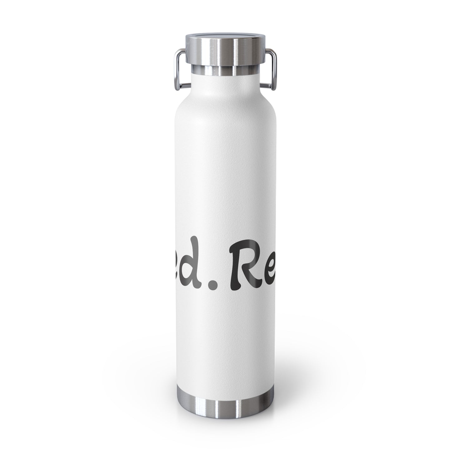 Inspirational Copper Vacuum Insulated Water Bottle - 22oz - 'Redeem' & 'Dream' Motivational Quotes