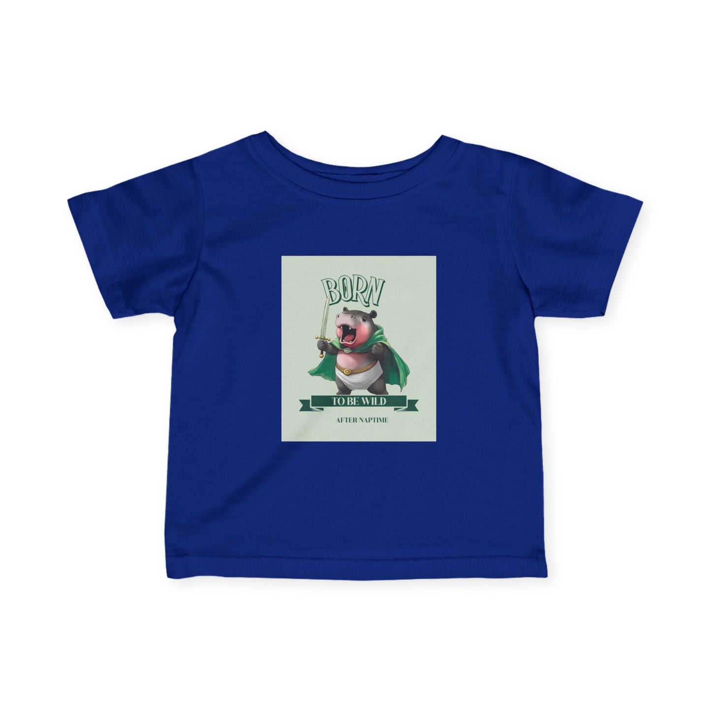 Super Cute Infant Jersey Tee with 'Born to be Wild' Design, Baby T-Shirt, Newborn Gift, Toddler Apparel, Kids Clothing
