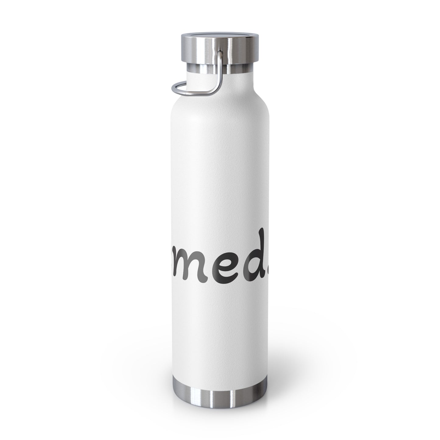 Inspirational Copper Vacuum Insulated Water Bottle - 22oz - 'Redeem' & 'Dream' Motivational Quotes