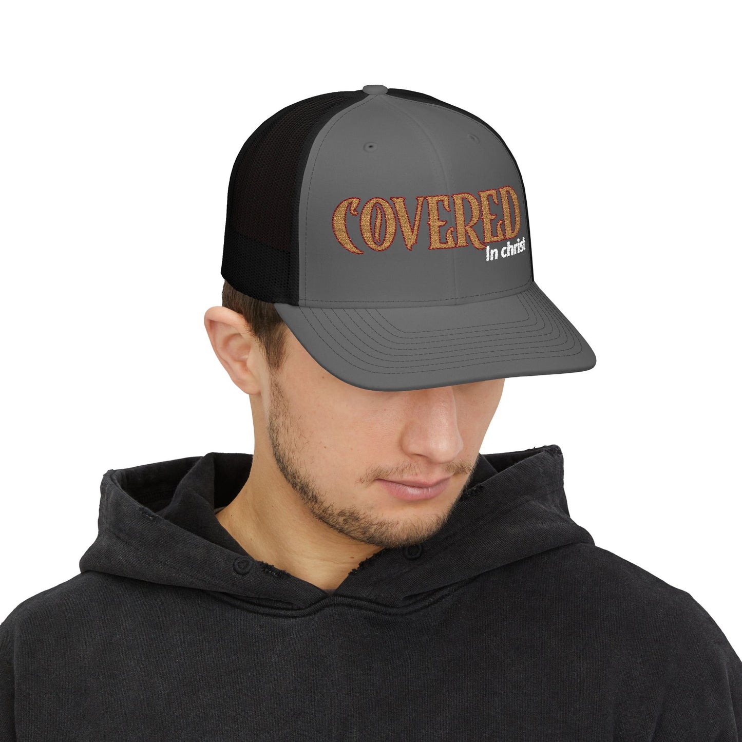 Faith-Inspired Snapback Trucker Cap | Stylish Christian Hat for Daily Wear, Gift for Believers, Coverage Fashion, Church Events