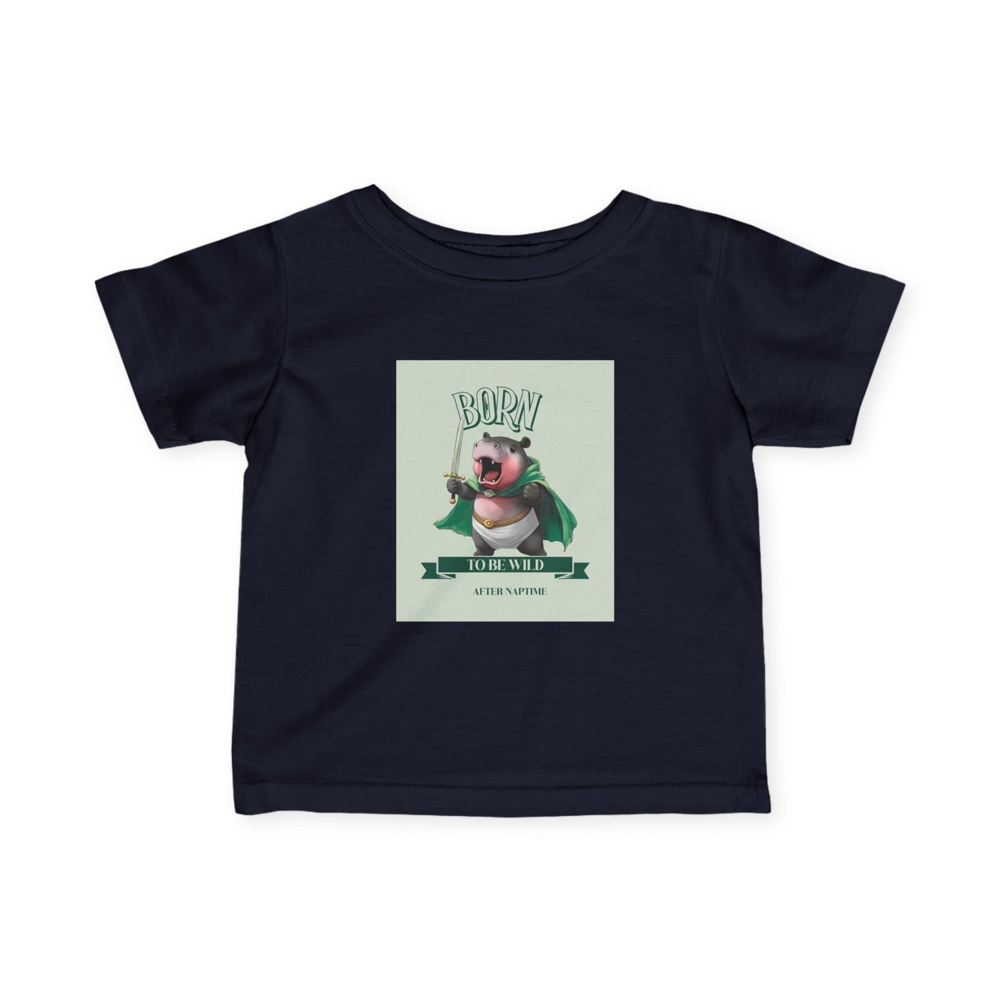 Super Cute Infant Jersey Tee with 'Born to be Wild' Design, Baby T-Shirt, Newborn Gift, Toddler Apparel, Kids Clothing